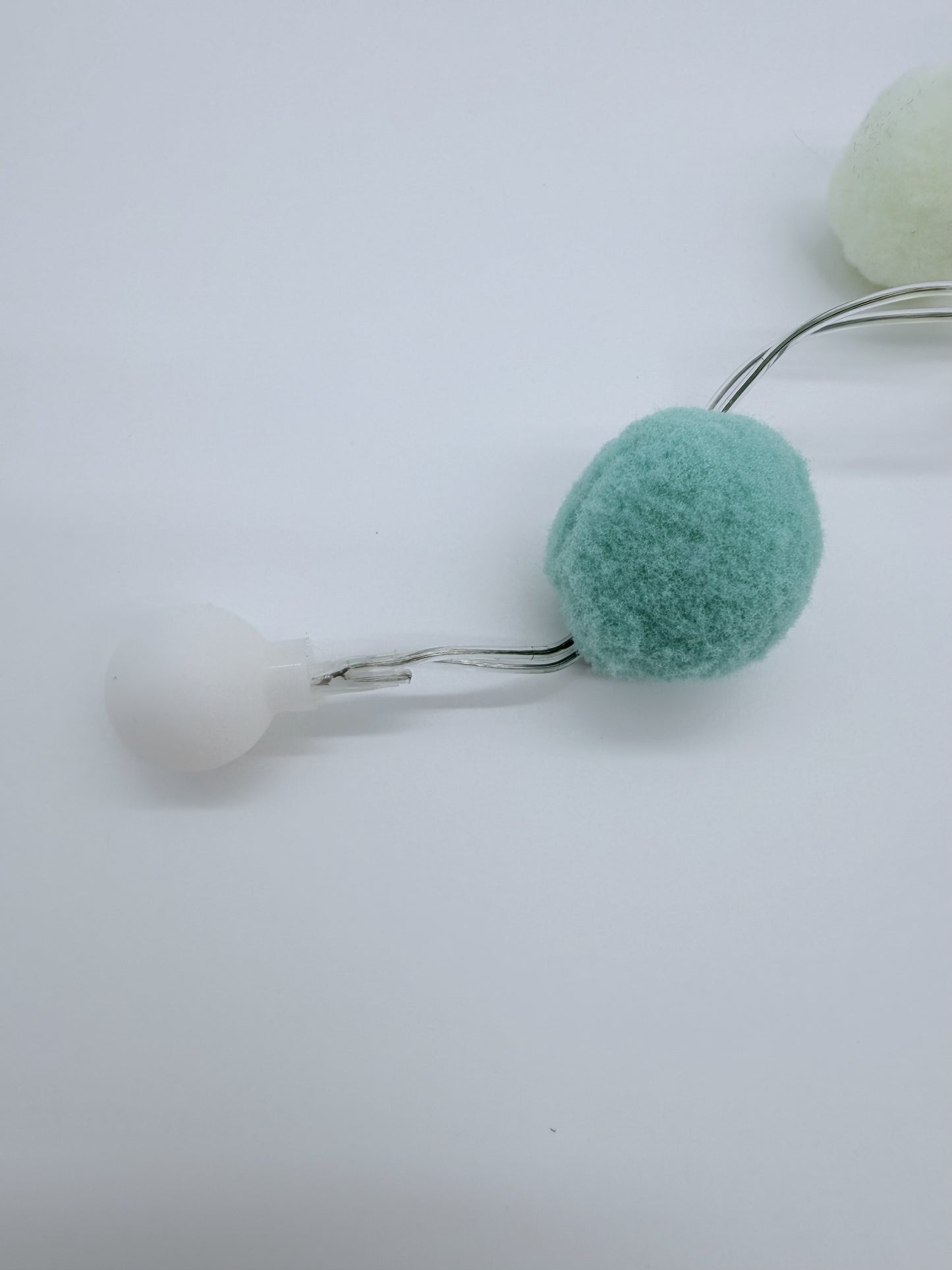 fluff off string lights