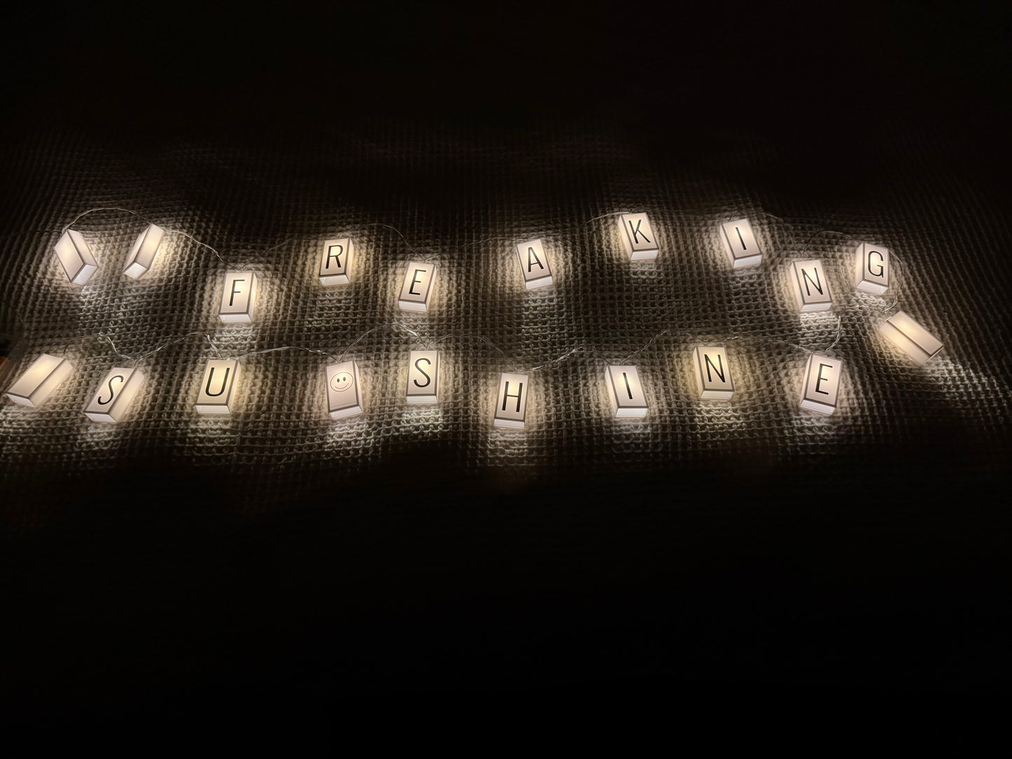 say it LED-gibly string lights