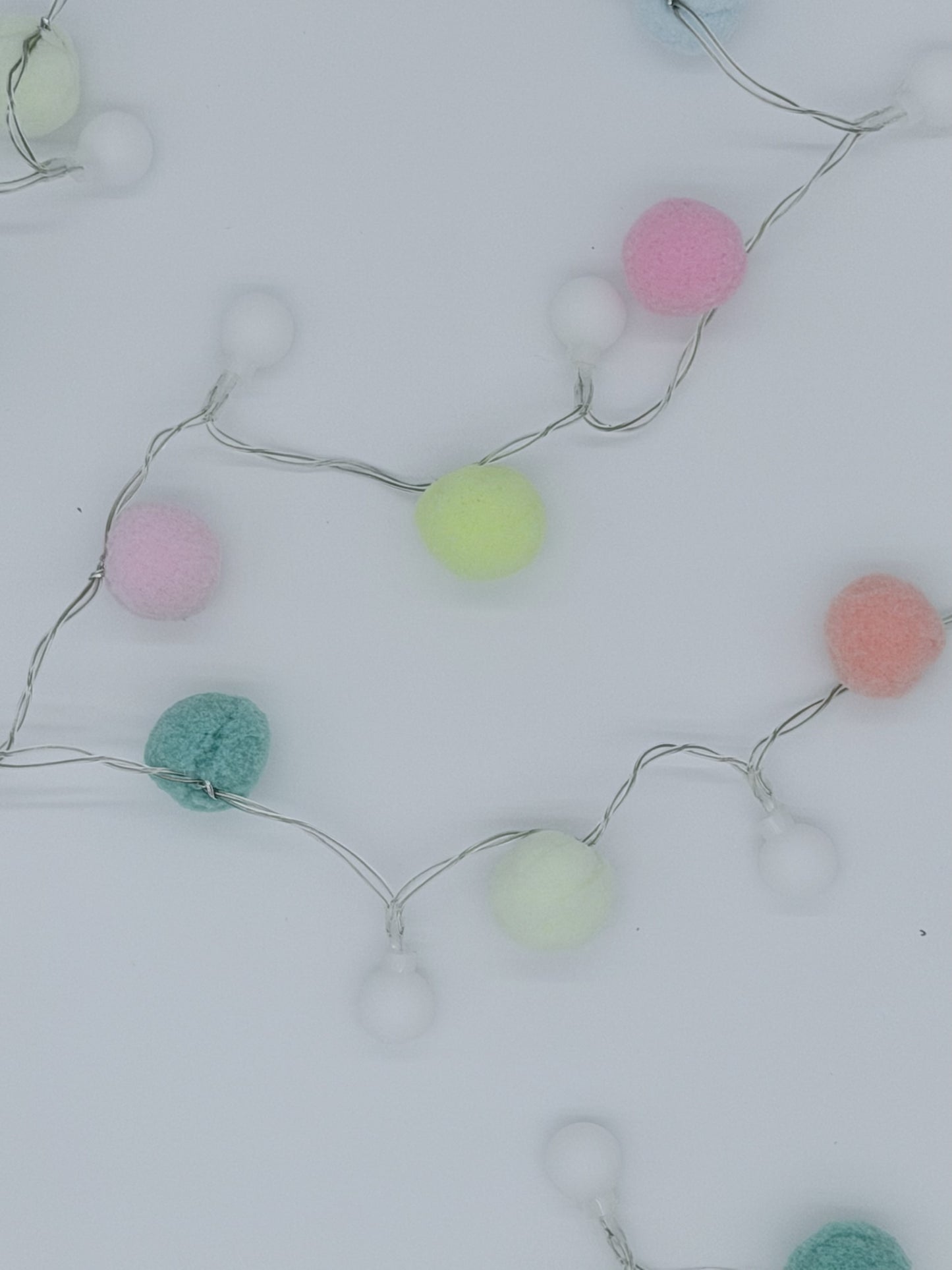 fluff off string lights