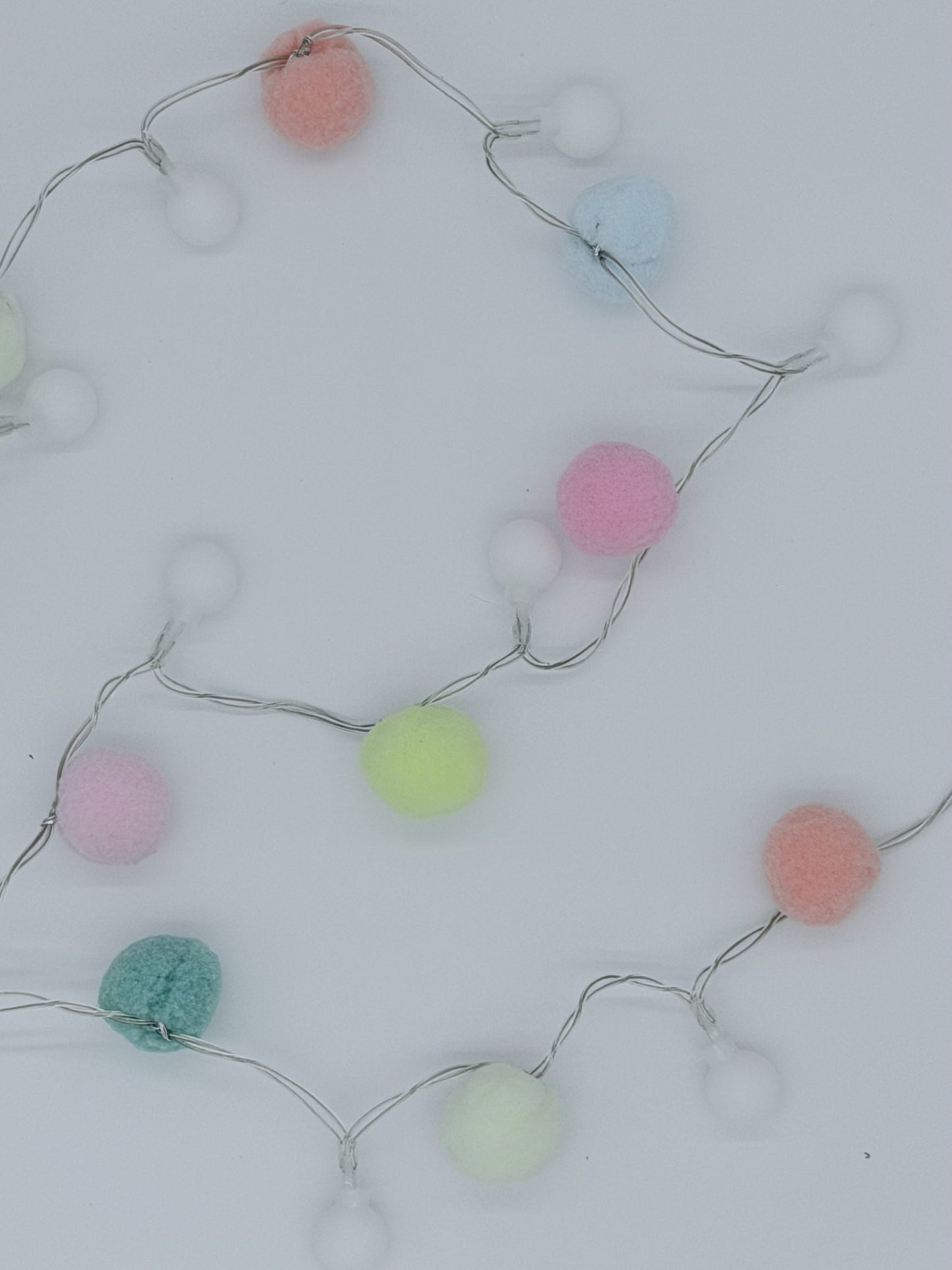 fluff off string lights