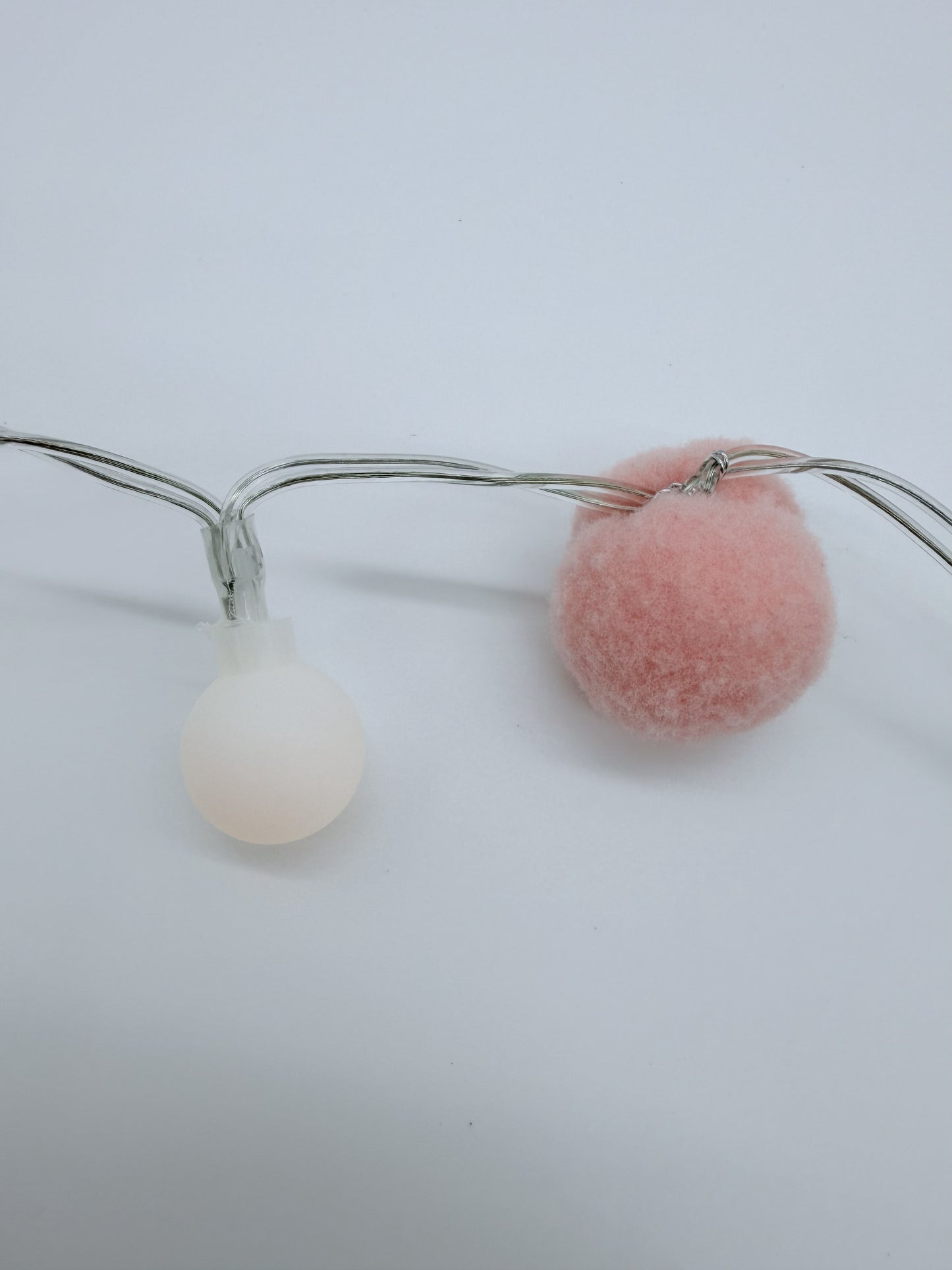 fluff off string lights