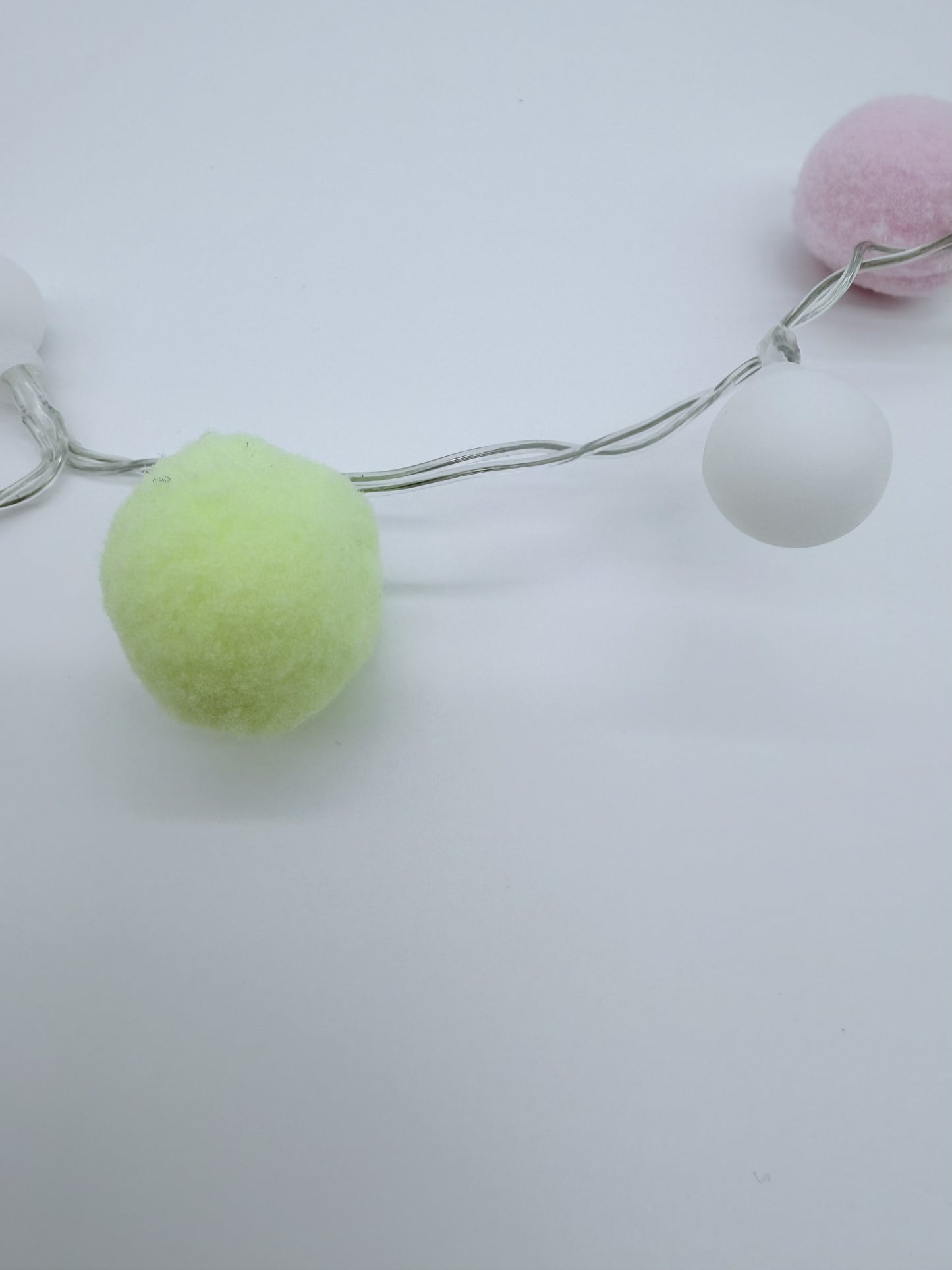 fluff off string lights