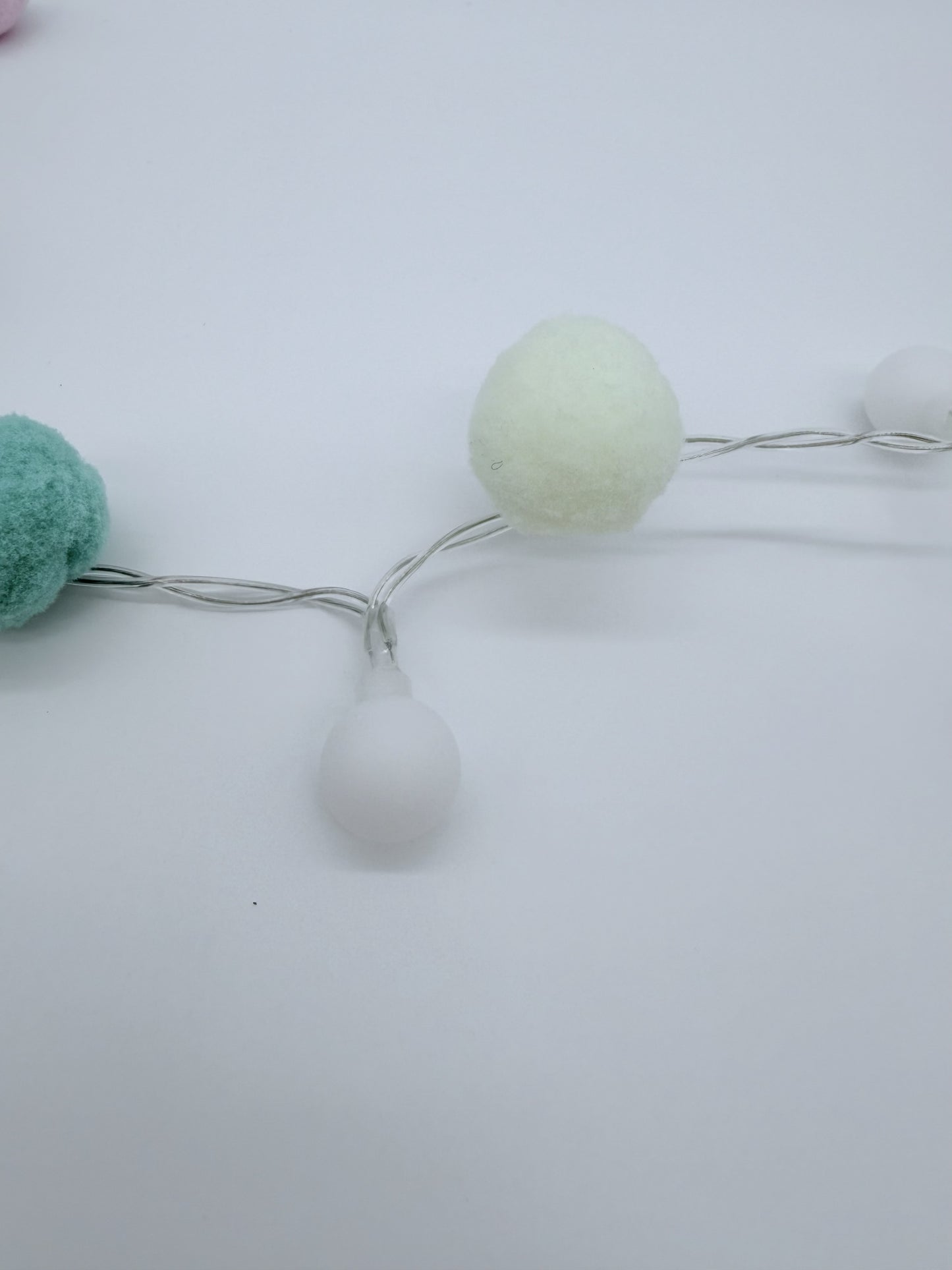 fluff off string lights