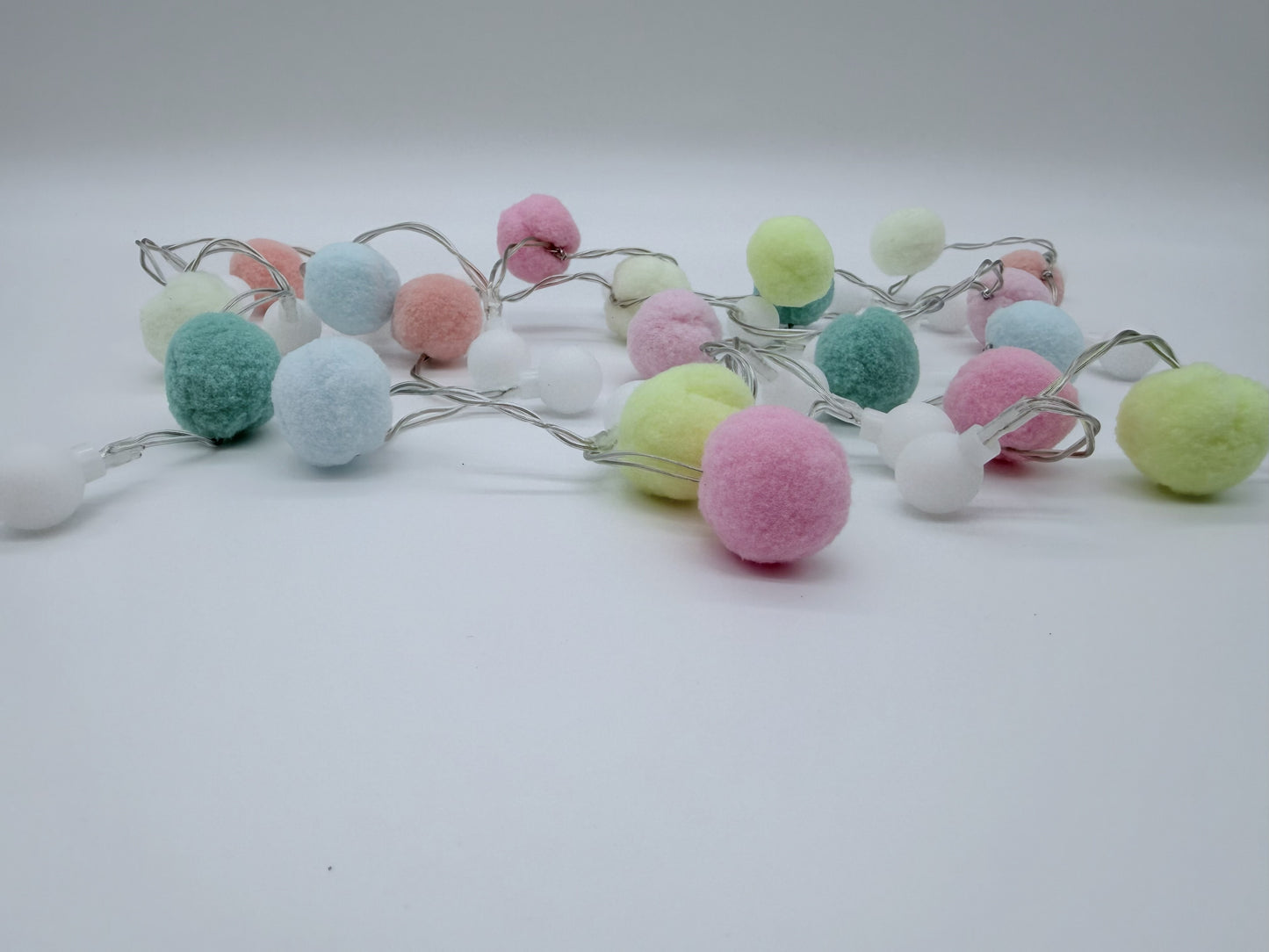 fluff off string lights