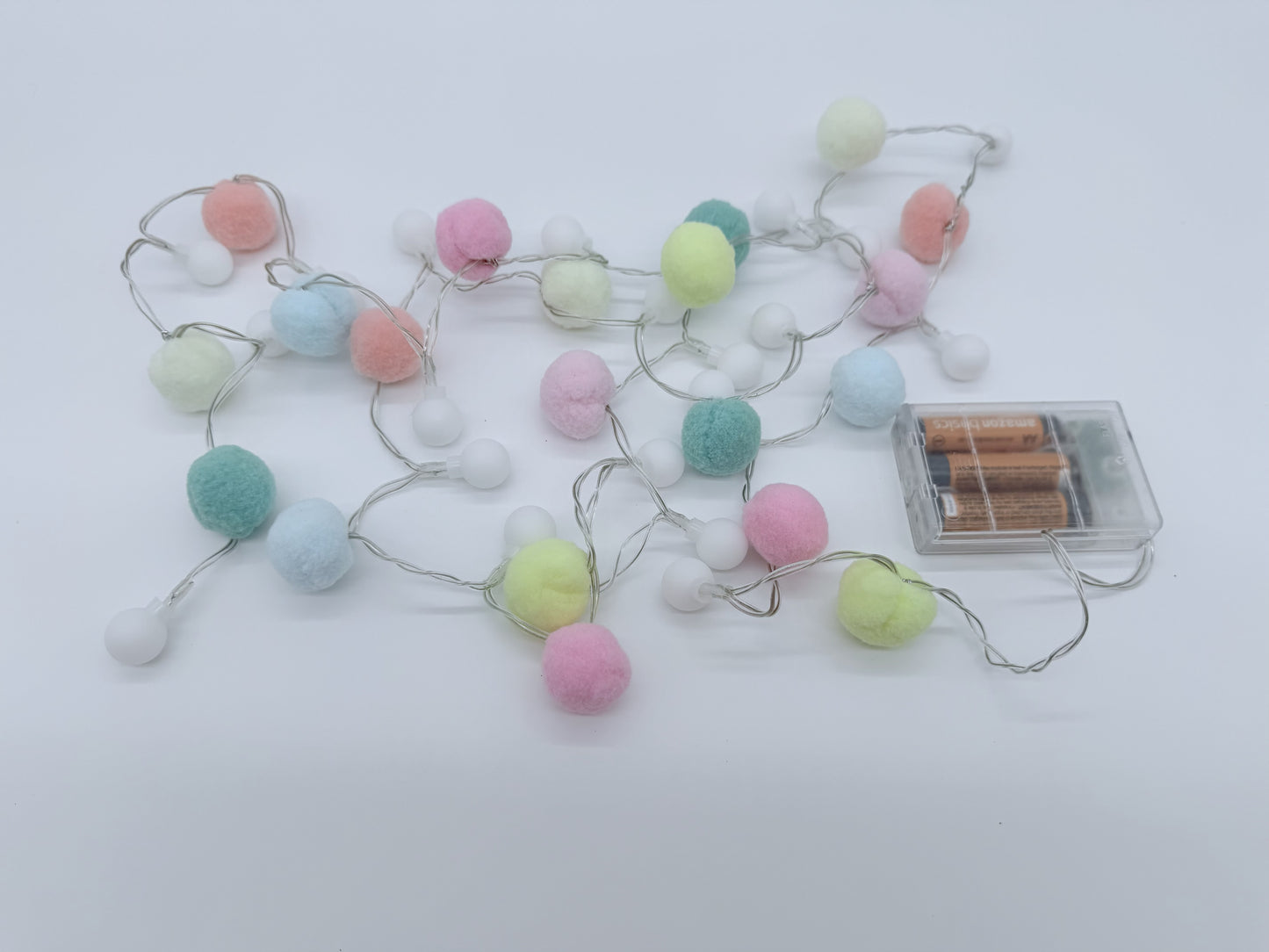 fluff off string lights