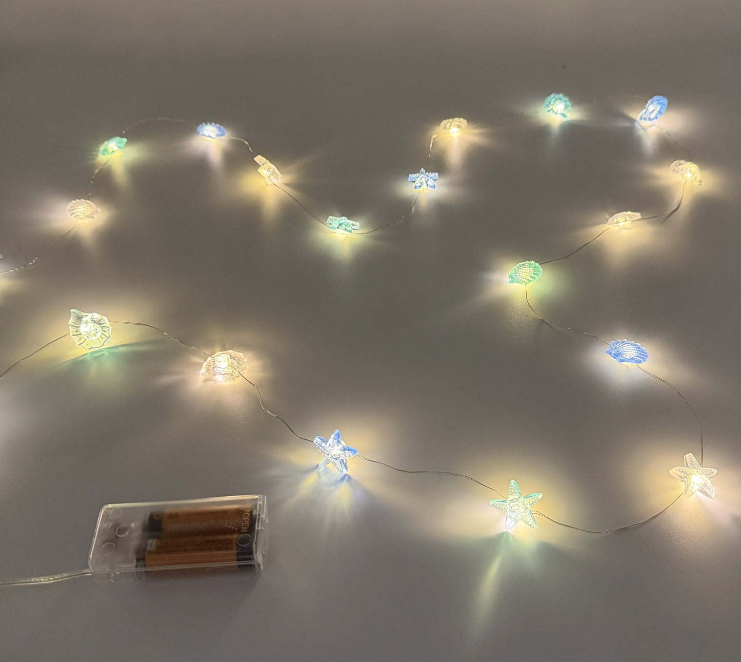 watts up, beaches string lights