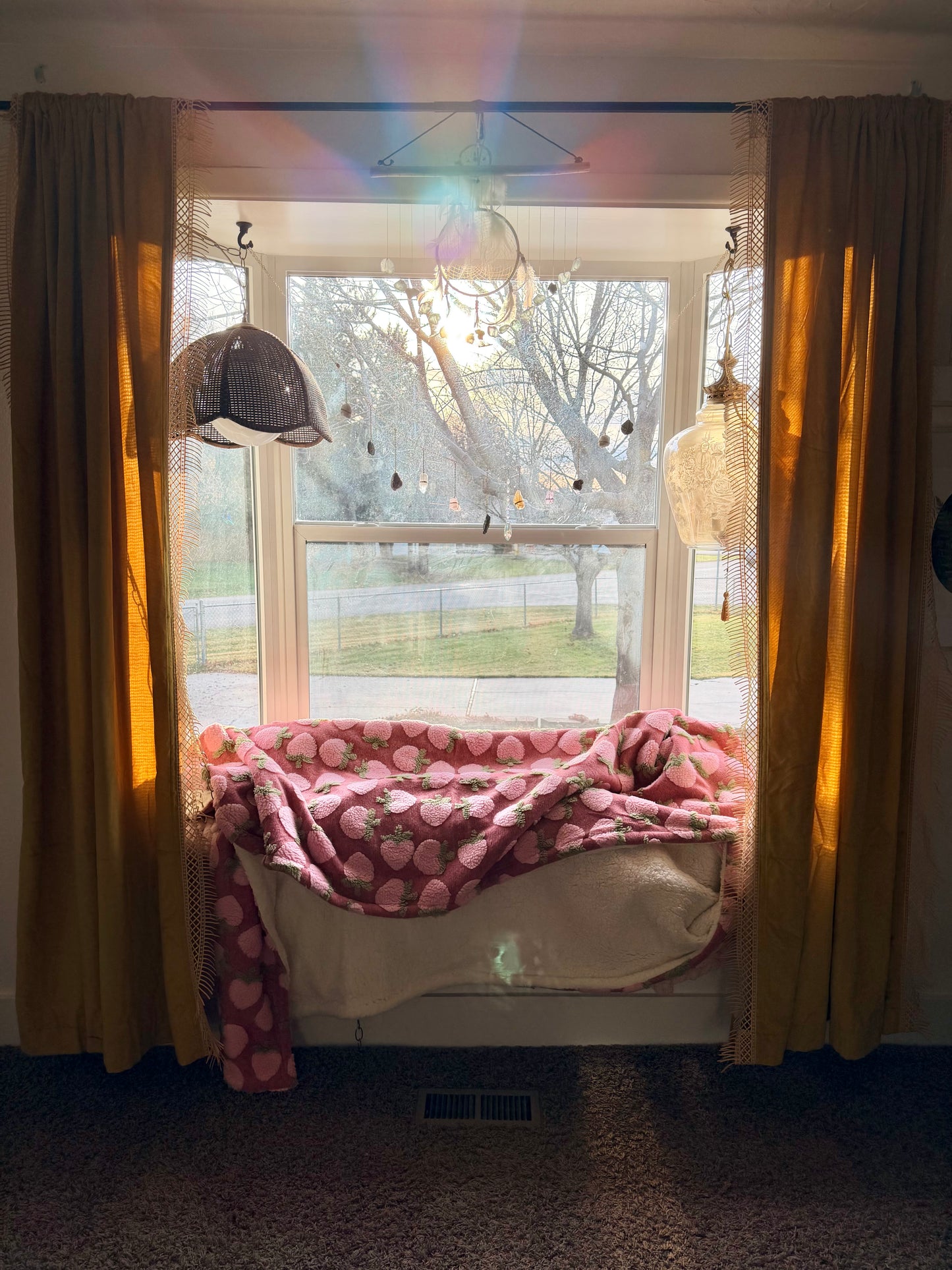 plonked-peach Posh Potato Blanket