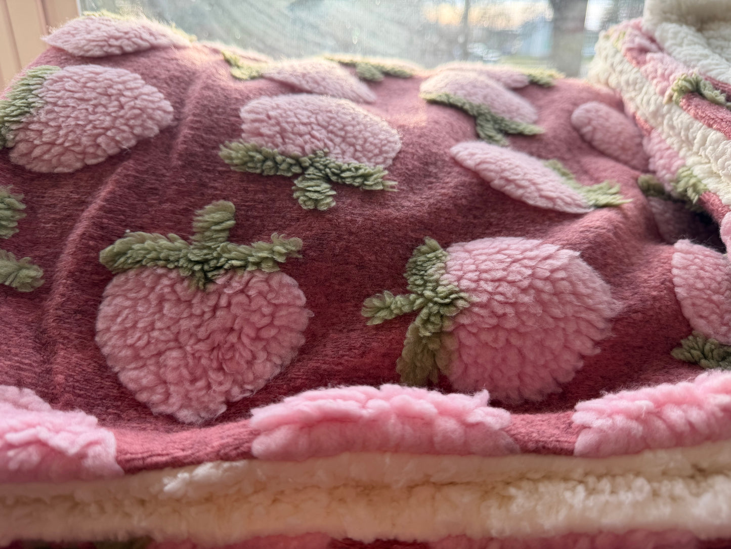 plonked-peach Posh Potato Blanket