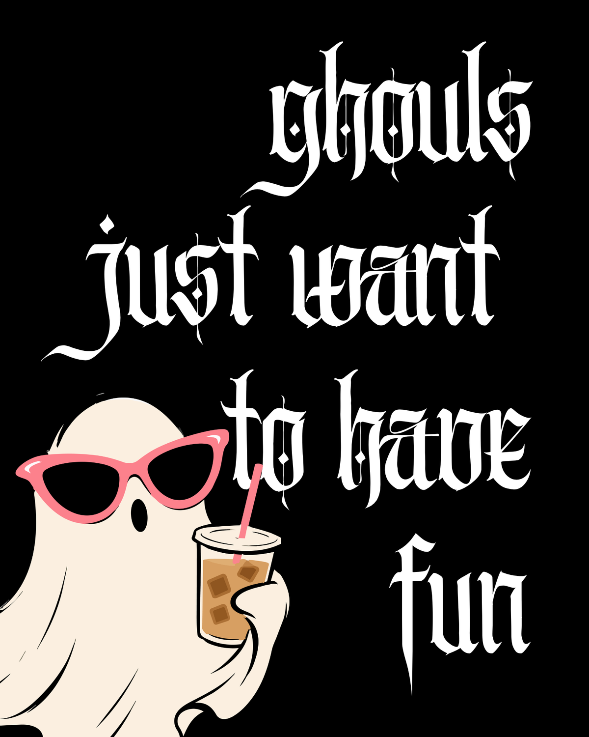 ghouls just want to have fun printable home decor