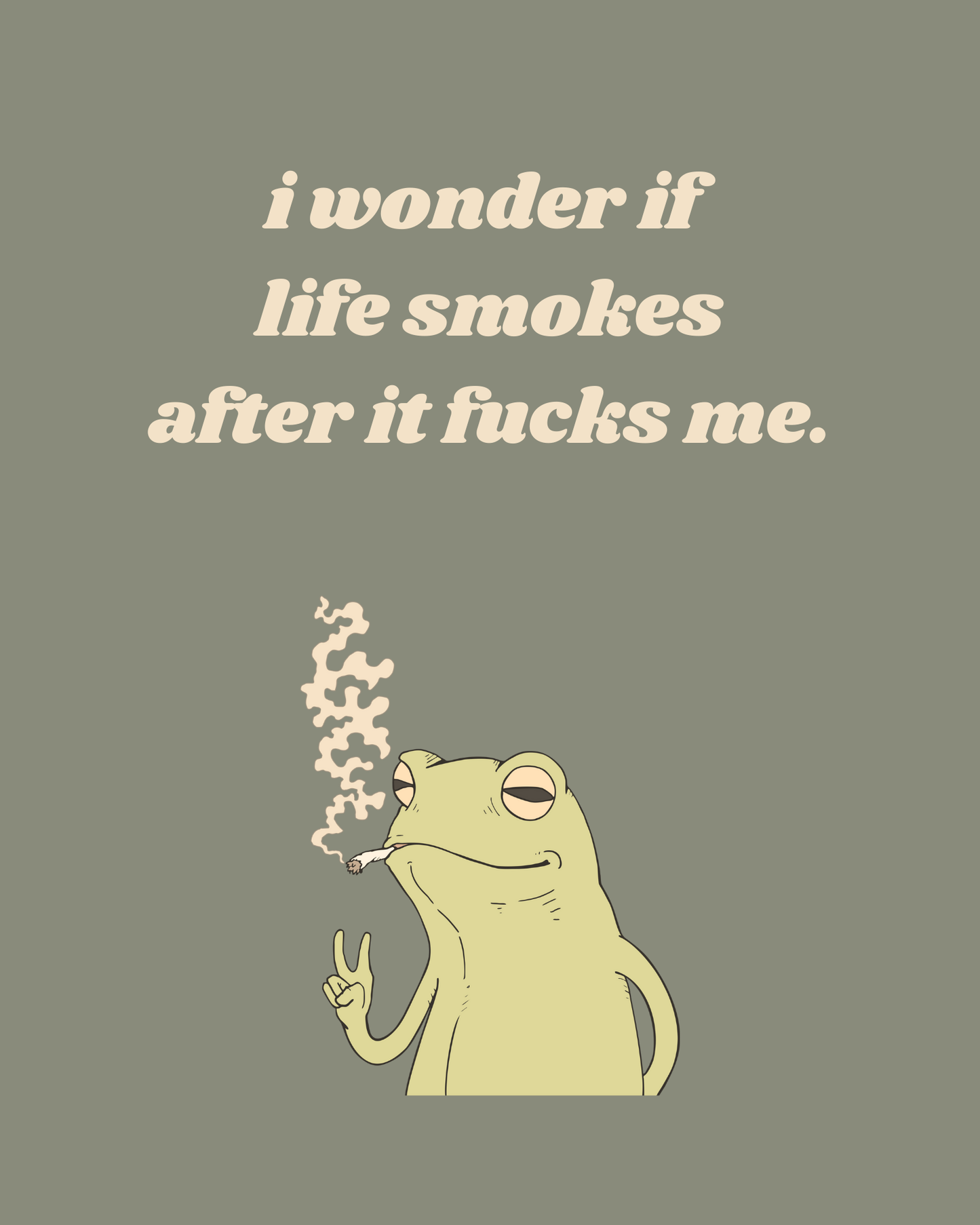 does life smoke? printable home decor