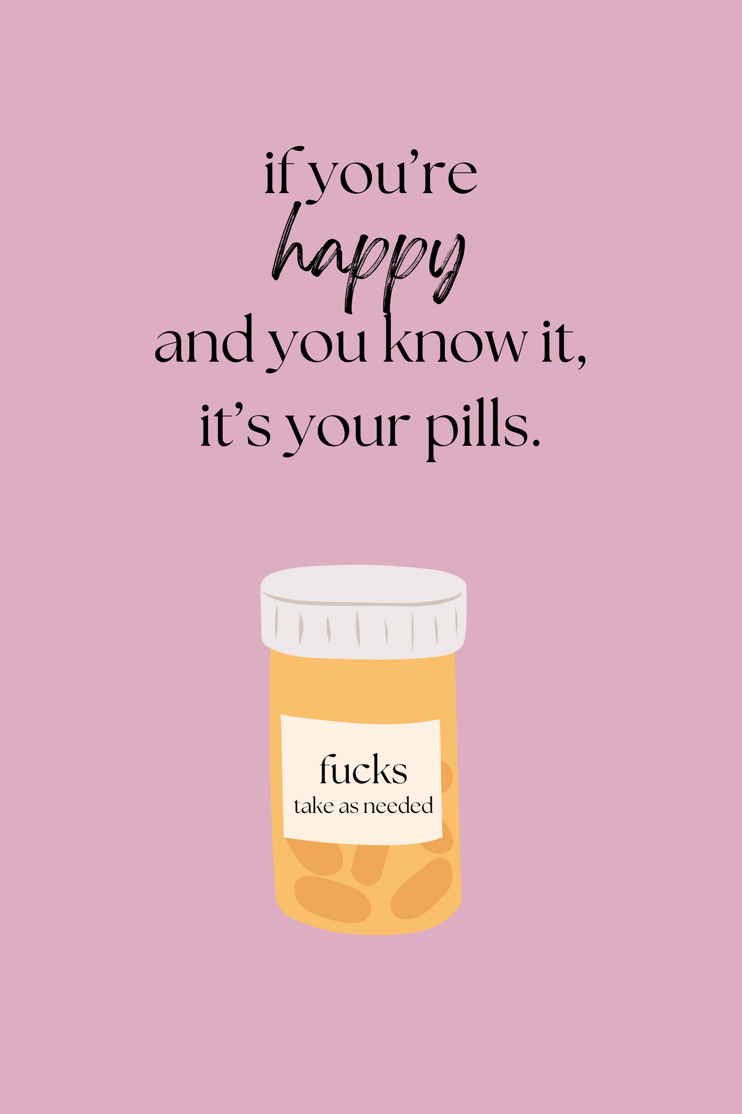 if you're happy and you know it... printable home decor