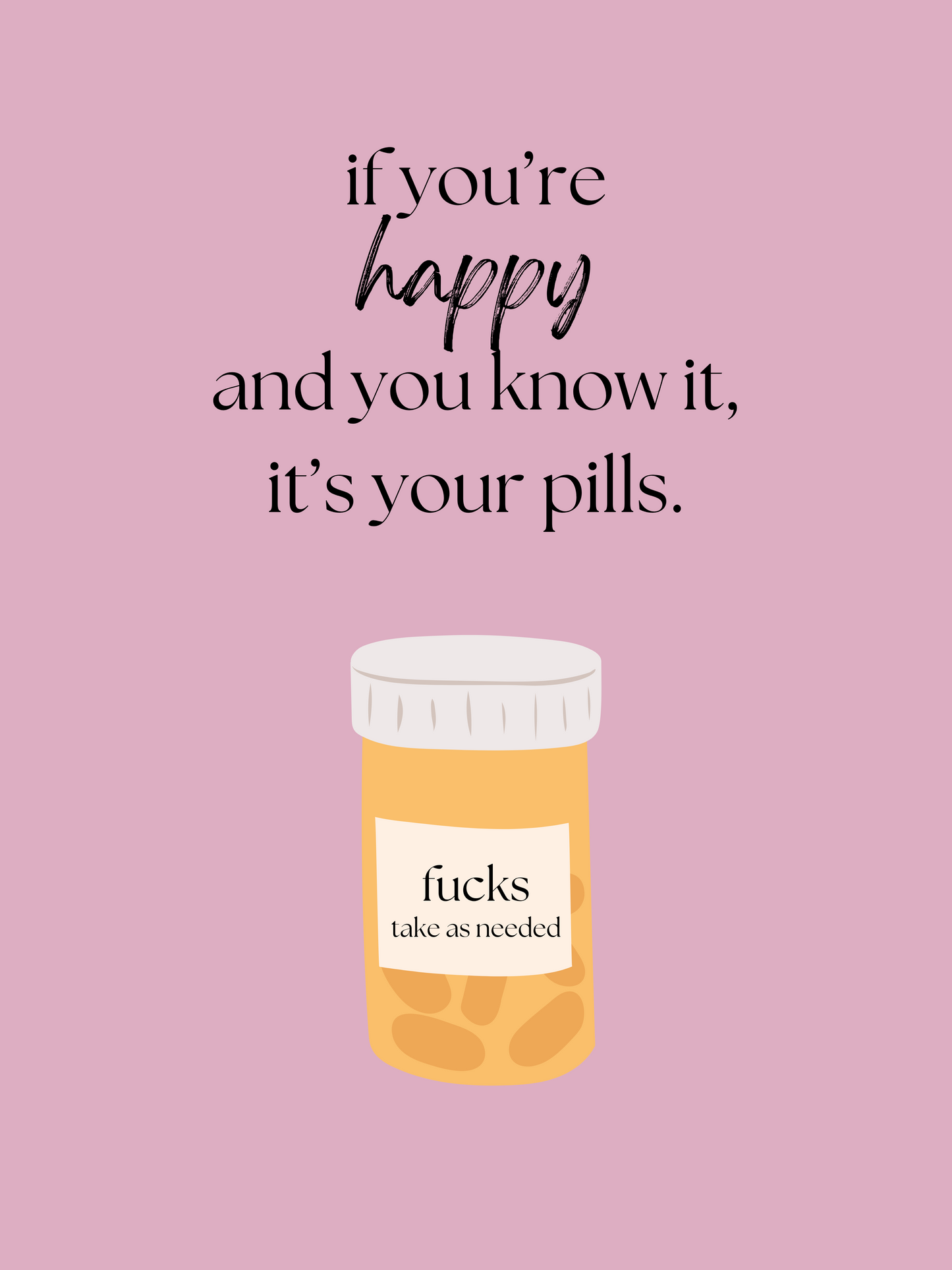 if you're happy and you know it... printable home decor